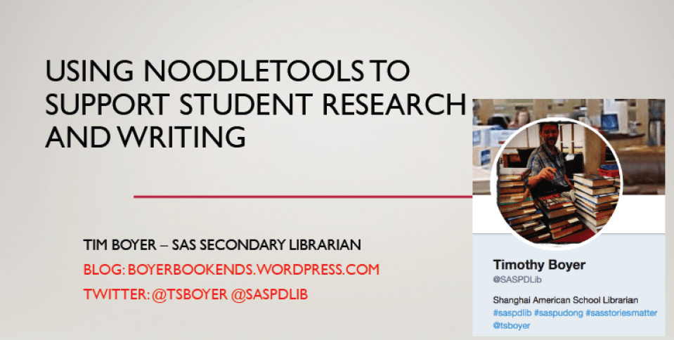 TSBoyer NoodleTools EARCOS MS LC Pic